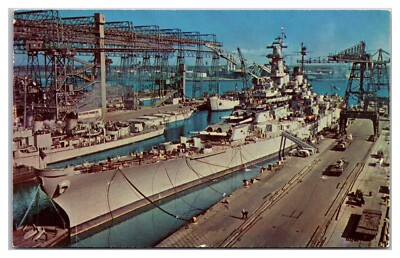 Battleship Missouri At Slip #3 At Norfolk Naval Shipyard Portsmouth VA BB-63