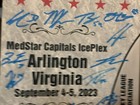2023 UDA NHL Auto Rookie Showcase Signed Canvas Ticket -Connor Bedard, Carlsson. — photo 2