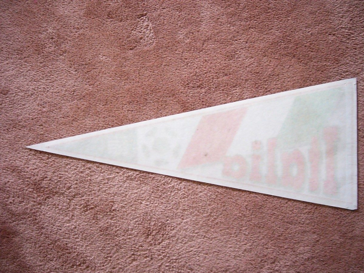 RARE WINCRAFT 1994 SOCCER FOOTBALL PENNANT FLAG TEAM ITALIA ITALY