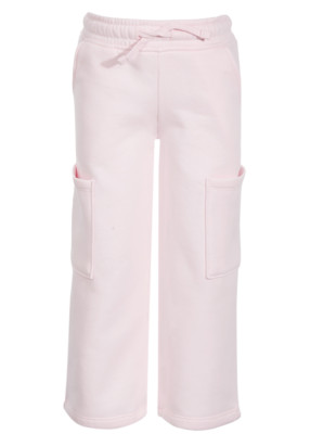 Epic Threads Little Girls Fleece Cropped Wide-Leg Pants Barely Pink Size 6