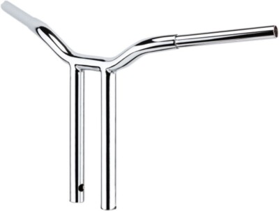 LA Choppers 1 1/4'' Chrome Kage Fighter 10'' T Bars Straight Handlebars Harley FXD