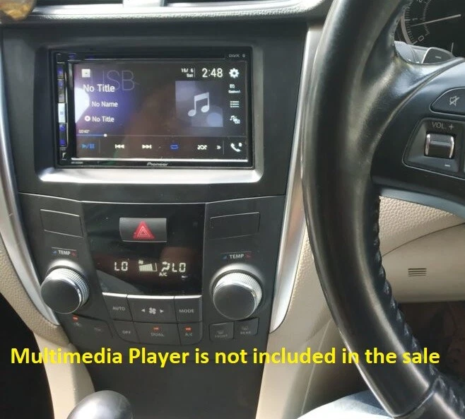 Fascia facial se adapta a Suzuki Kizashi 2009+ Kit de tablero doble dos 2 DIN* Foto 3 de 4