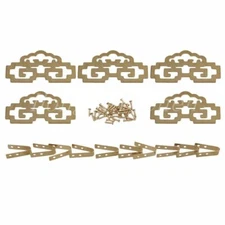 5pcs Chinese Style Brass Wall Painting Picture Frame Hanger Hanging Hooks