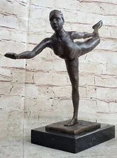 Edward Degas Rare Museum Quality Classic Nude Dancer Ballerina Bronze