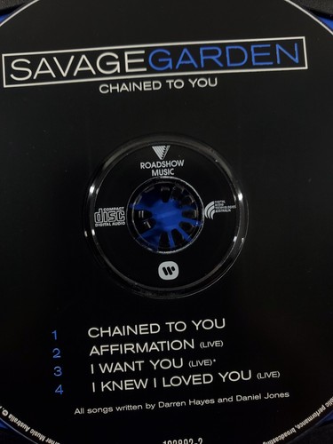 Savage Garden Chained To You Limited Edition Poster Pack Aust CD Darren Hayes - Bild 4 von 6