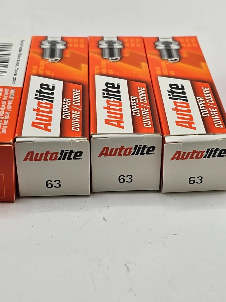 (QTY 12) Autolite 63 Copper Resistor Spark Plug Fits 2003 Mitsubishi Lancer - Изображение 2 из 4