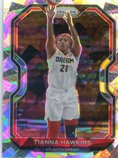 2021 Panini Prizm WNBA TIANNA HAWKINS #62 CRACKED ICE PRIZM SP DREAM