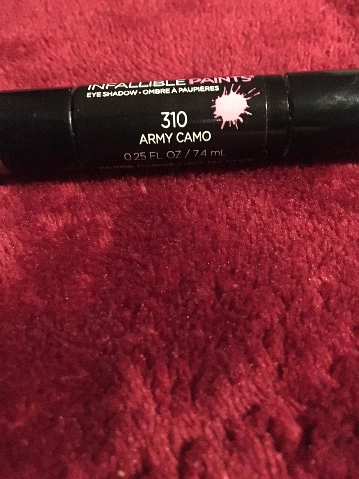 L'Oreal Infallible Paints Eyeshadow Duo 310 Army Camo. NEW - Image 3 of 4