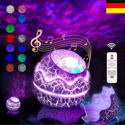 Aurora LED Galaxy Sternenhimmel Projektor Bluetooth Lautsprecher Nachtlicht Gift