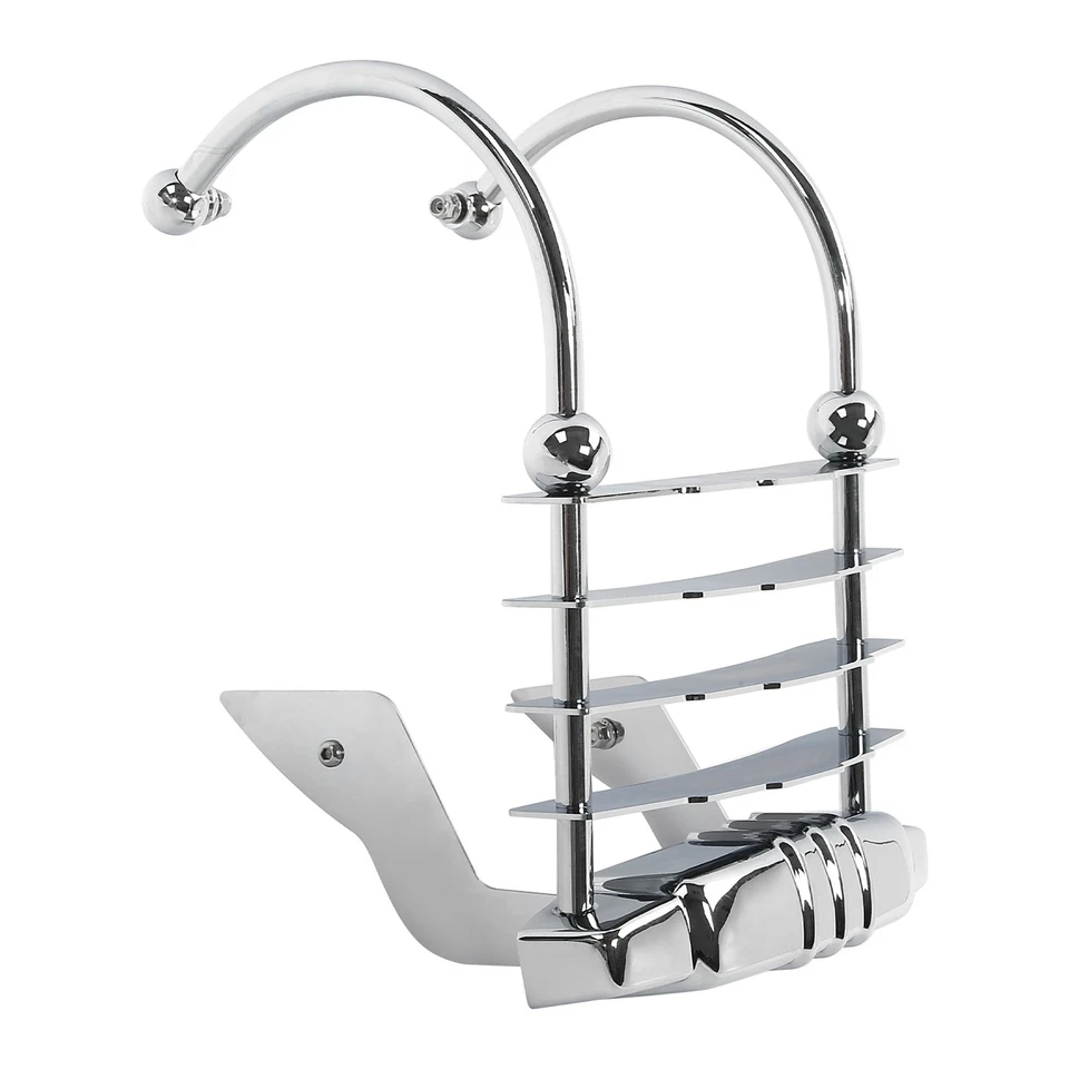 Parrilla de parachoques de guardabarros trasero cromado para Harley Heritage Springer 97-03 Foto 3 de 4