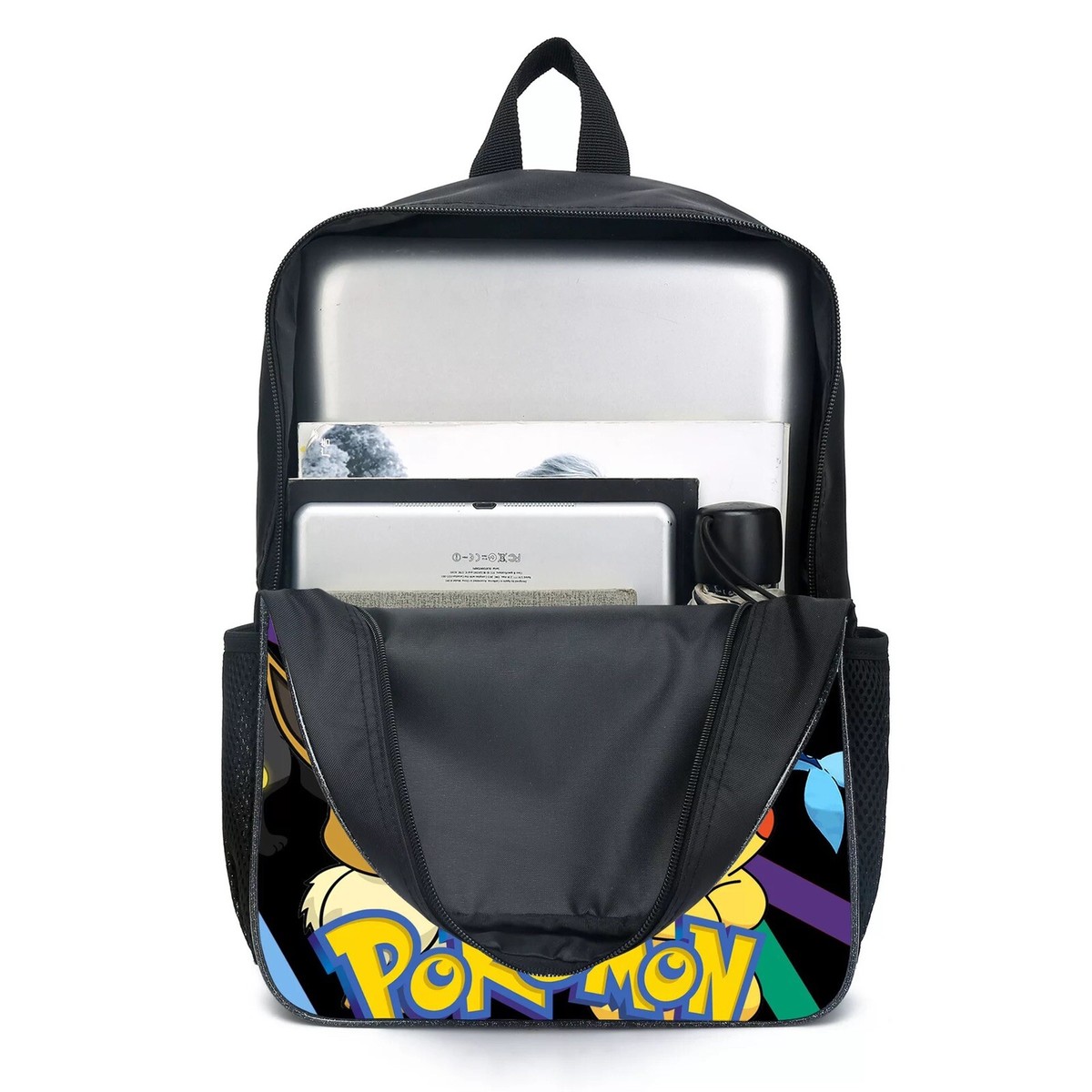 Sac à Dos Pokémon Enfant - Cartable Scolaire Pikachu Et Evoli - Idée Cadeau Garçon Fille