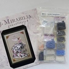 Crystal Symphony Beaded Cross Stitch Chart and Embellishment Pack Mirabilia