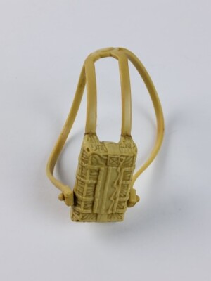 Vintage GI Joe Action Figure Backpack Parachute Crazylegs 1987 Accessory