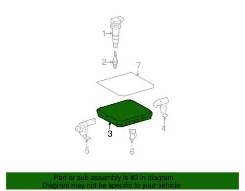 Módulo de control genuino GM 2005-2007 Pontiac Vibe Base GT remanufacturado 19205365 Foto 2 de 2
