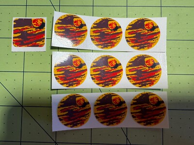 High Quality Williams Firepower II (2) Pinball Machine Target Stickers Full Set