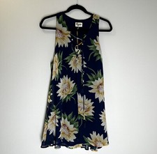 Show Me Your Mumu Rancho Mirage Dress Navy Floral 100% Polyester Lined Size S