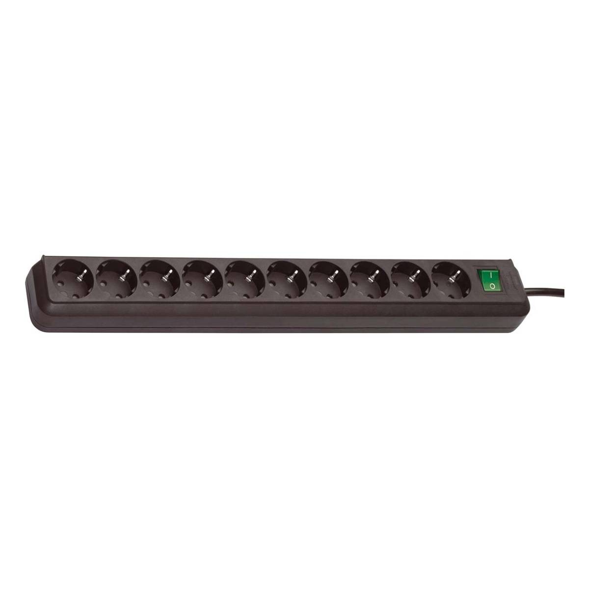 Bloc multiprise 10 prises Schuko noir pour optimiser le bureau - 2