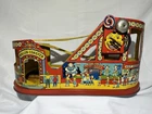 Vintage 1950’s J. Chein Tin Mechanical Windup Roller Coaster Toy