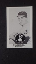 1988 Oversized  B/W glossy REPRINT HRD card Gus Triandos  ( G to VG )
