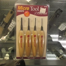 Flexcut 4 U-Gouge Carving Set Cutting MT300 Woodcarving