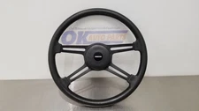 83 MAZDA RX-7 FB STEERING WHEEL BLACK LEATHER