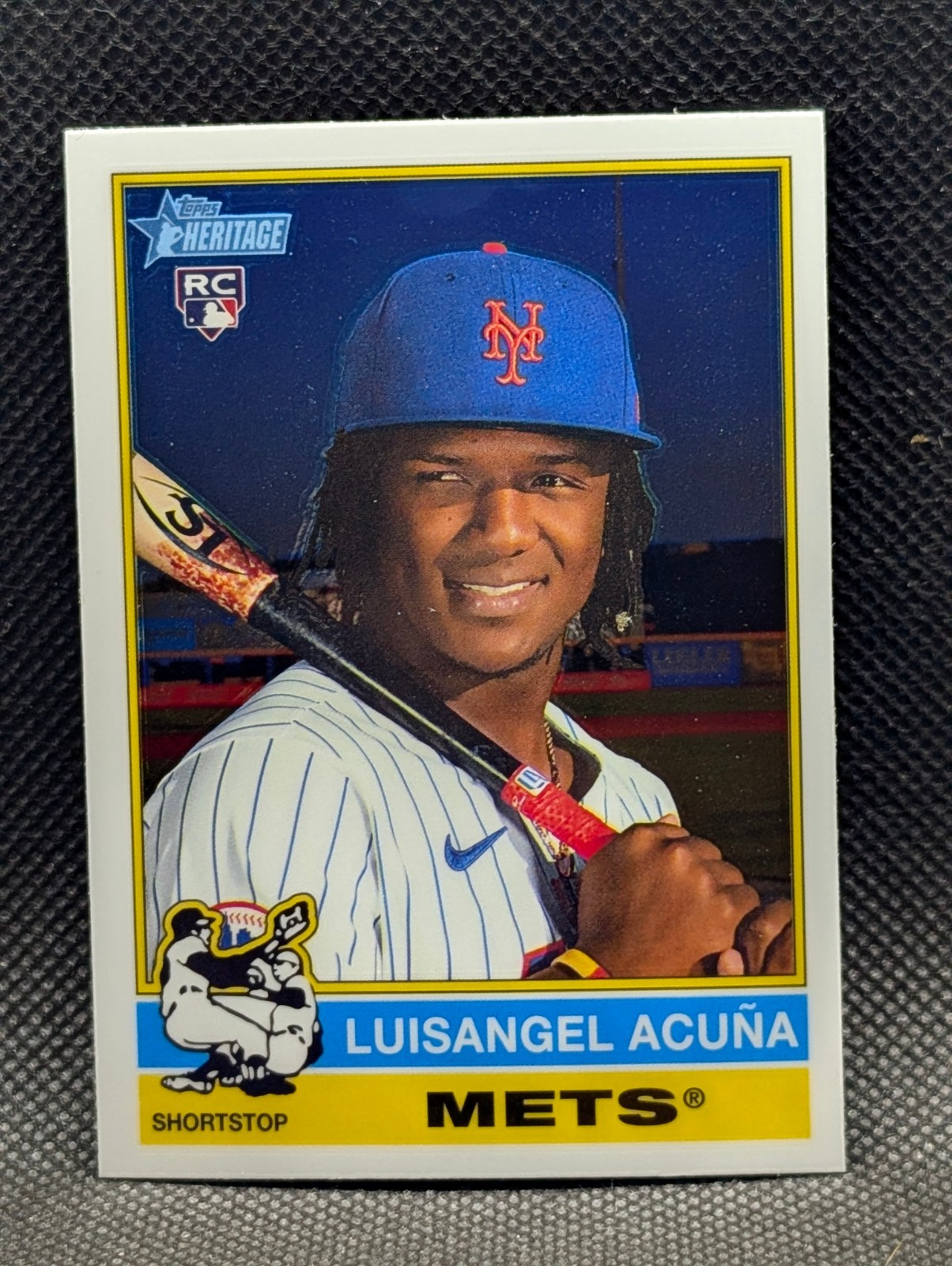 Luisangel Acuna 2025 Topps Heritage Chrome New York Mets #274 RC