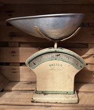 Vintage SALTER Metal Weighing Scales - Extremely Aged Weighing Scale #SPR242