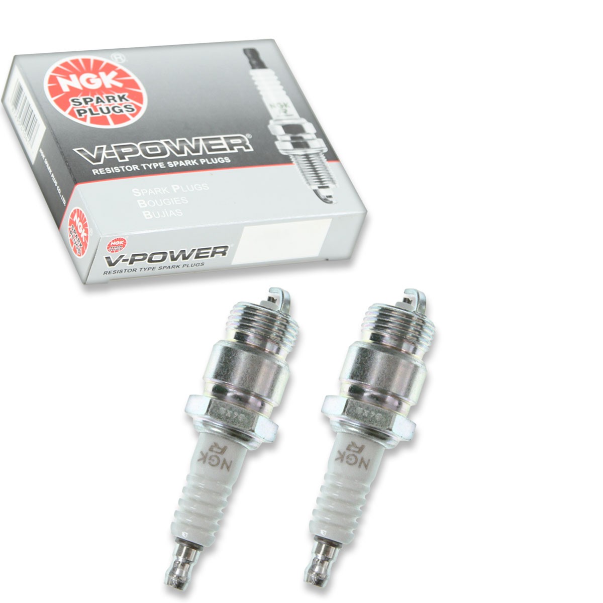 2 pc NGK 2438 WR5 V-Power Spark Plugs for T5RTC SP549 SP481 SP431 SP430 pt