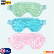 Reusable Gel Bead Eye Mask Hot & Cold Compress for Puffy Dry Eyes Sleep Mask