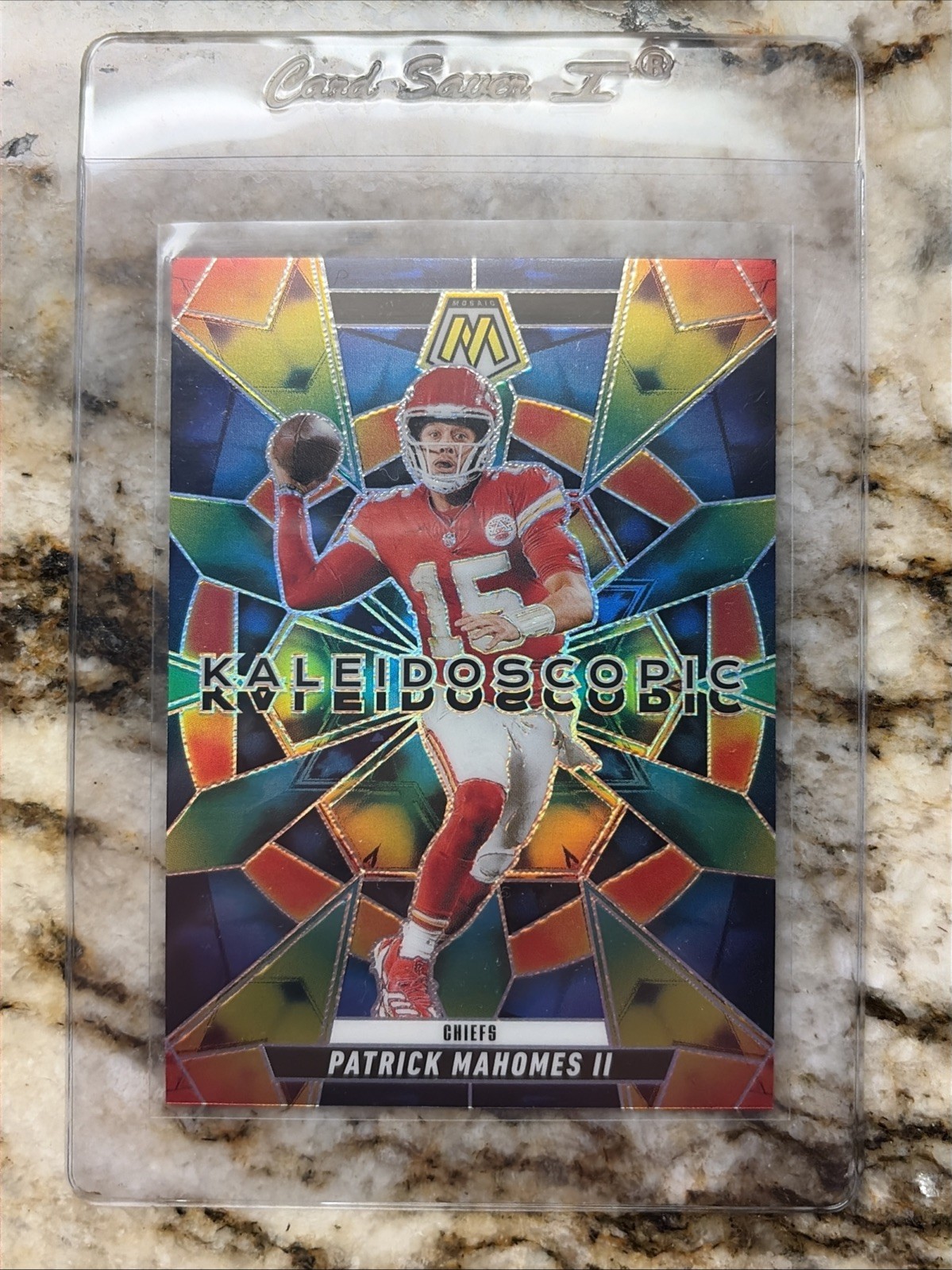2025 Panini Mosaic - Kaleidoscopic Patrick Mahomes II #1 Chiefs NFL MVP SSP