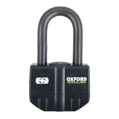 Oxford Big Boss U-Lock with Alarm   100dB Security Lock (16mm Pin, 345x177mm)