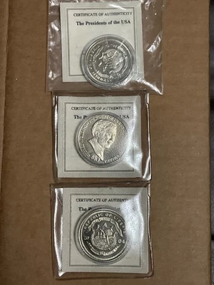 2004 Republic of Liberia $10 George W. Bush 43rd US President Proof Coin - Image 1 of 4