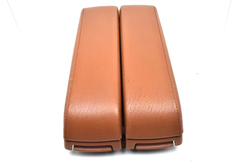 Infiniti FX45 2003-2005 consola central cuero marrón reposabrazos tapa de almacenamiento OEM Foto 4 de 4