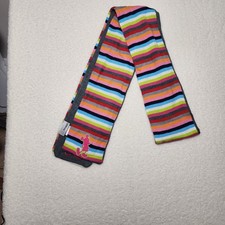 Disney Resort Scarf Mickey Mouse Double Sided Mlti Color striped 82 Inch