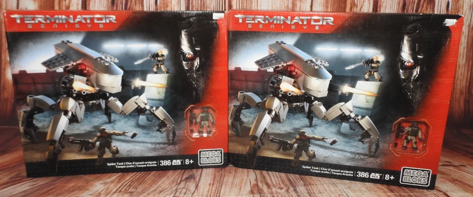 NEW SEALED Mega Bloks Construx Terminator Genisys Spider Tank CNG04 - Image 2 of 4