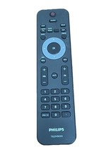 Philips TV Remote Control OEM Replacement Black Volume Channel Menu Tested Works