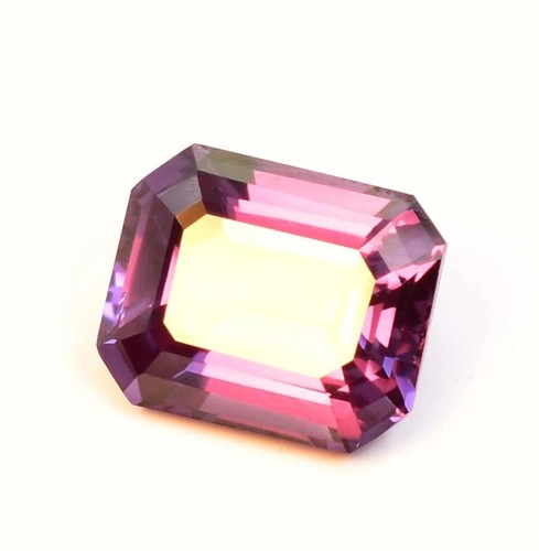 Certified Color Changing Alexandrite 10.02 Ct Natural EMERALD Cut Loose Gemstone - Picture 4 of 6
