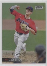 2021 Topps Stadium Club Chrome Refractor Zach Plesac #29 3q5