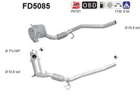 Partikelfilter FÜR VW Touran (1T3), VW Passat B7 Variant (365) - AS FD5085