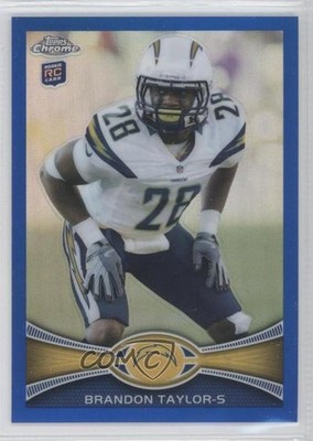2012 Topps Chrome Blue Refractor 101/199 Brandon Taylor #65 Rookie RC 0a7