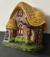 Custom Painted Fairy Garden House 3" x 4" 