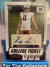 2021 Panini Contenders Draft Picks - College Ticket Autographs Ben Skowronek 