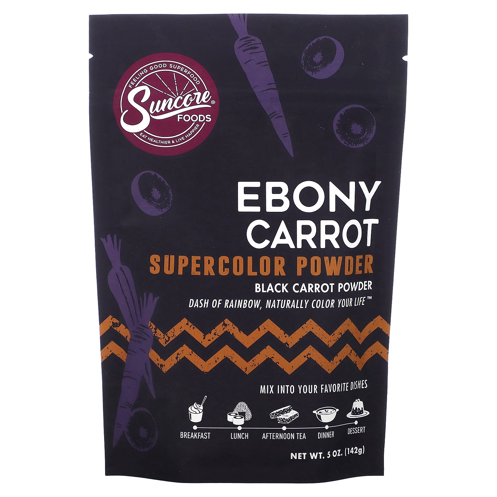 Ebony Carrot, Supercolor Powder, 5 унций. (142 г)