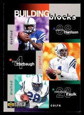 1997 Collector's Choice #365 Harrison/Harbaugh/Faulk/Dawkins/Coryatt Colts