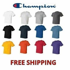 Champion Men's 100 Cotton T-Shirt T425 T525C Tee Choose Size and Color S-3XL