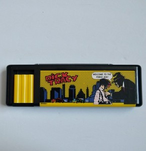 Dick Tracy Disney Plastic Vintage Pencil Case