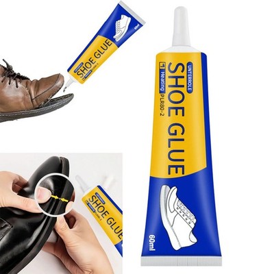 Clear Shoe Repair Adhesive Strong Soft Resin Glue   Low Odor Boot Fix