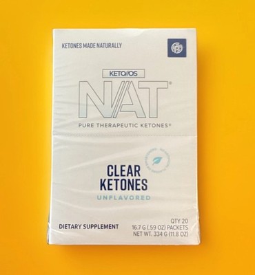      Pruvit Keto OS NAT KETONES CLEAR Caffeine Free 20 PK. EXP: 06/2027
