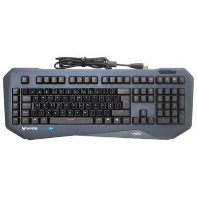 Rapoo V800 Keyboard Mechanical RGB Gaming+Adhesives Qwerty Layout Portuguese