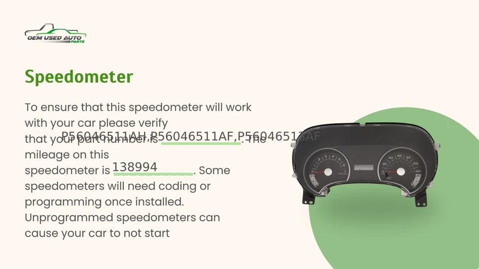 Cuadro de instrumentos velocímetro Dodge Avenger 2011-2014 medidores J49C0 Foto 2 de 4